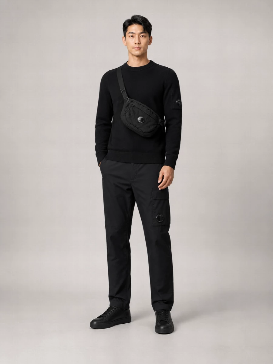 C.p. Company Quilted Nylon Belt Bag