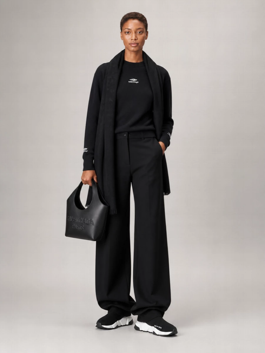 Balenciaga Wool Knitted Crewneck Jumper