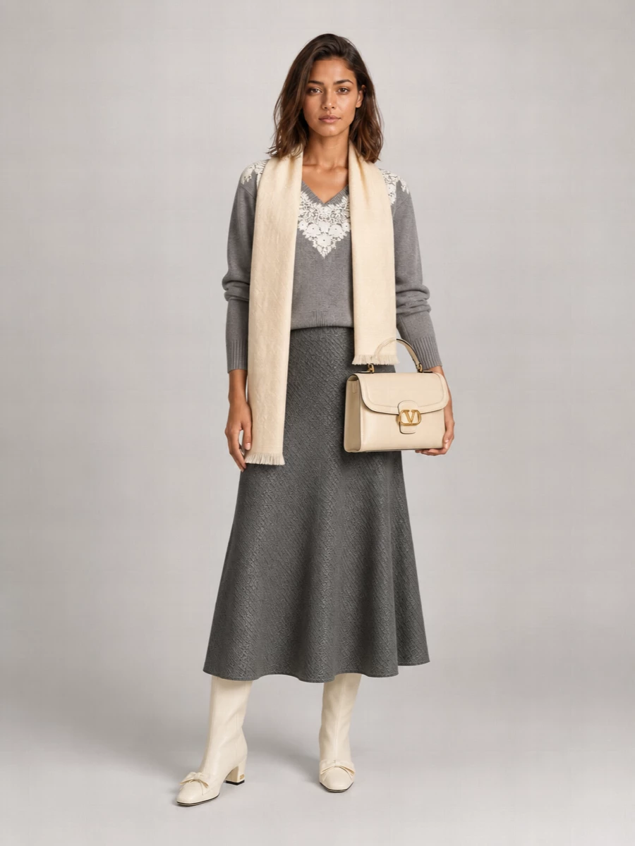 Alberta Ferretti Cashmere-Blend Sweater