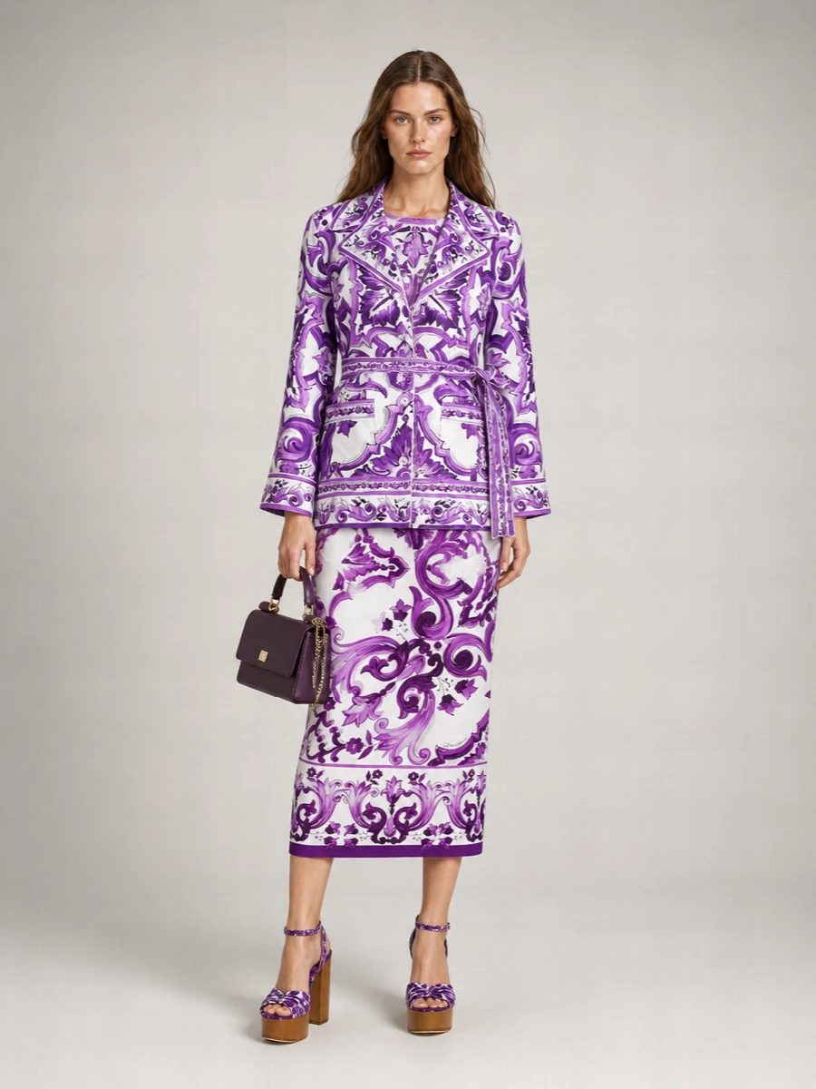 Dolce&Gabbana Silk Printed Shirt