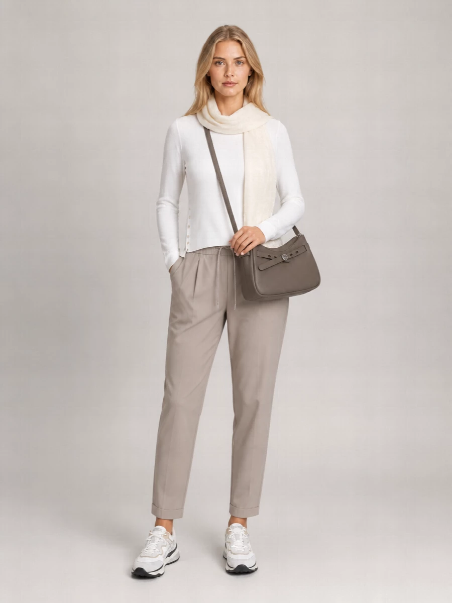 Tory Burch Romy Leather Crossbody Bag