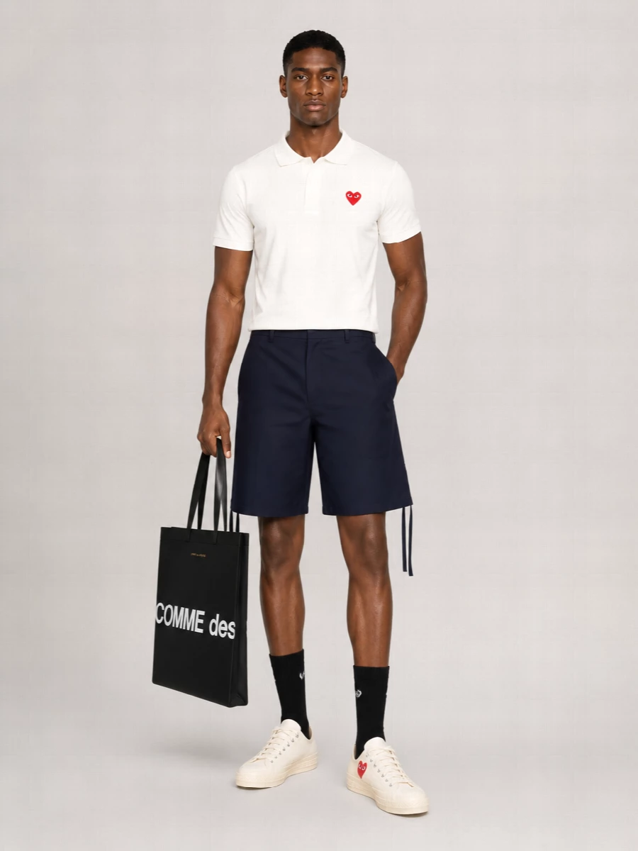 Comme Des Garçons Play Heart Polo Shirt Play