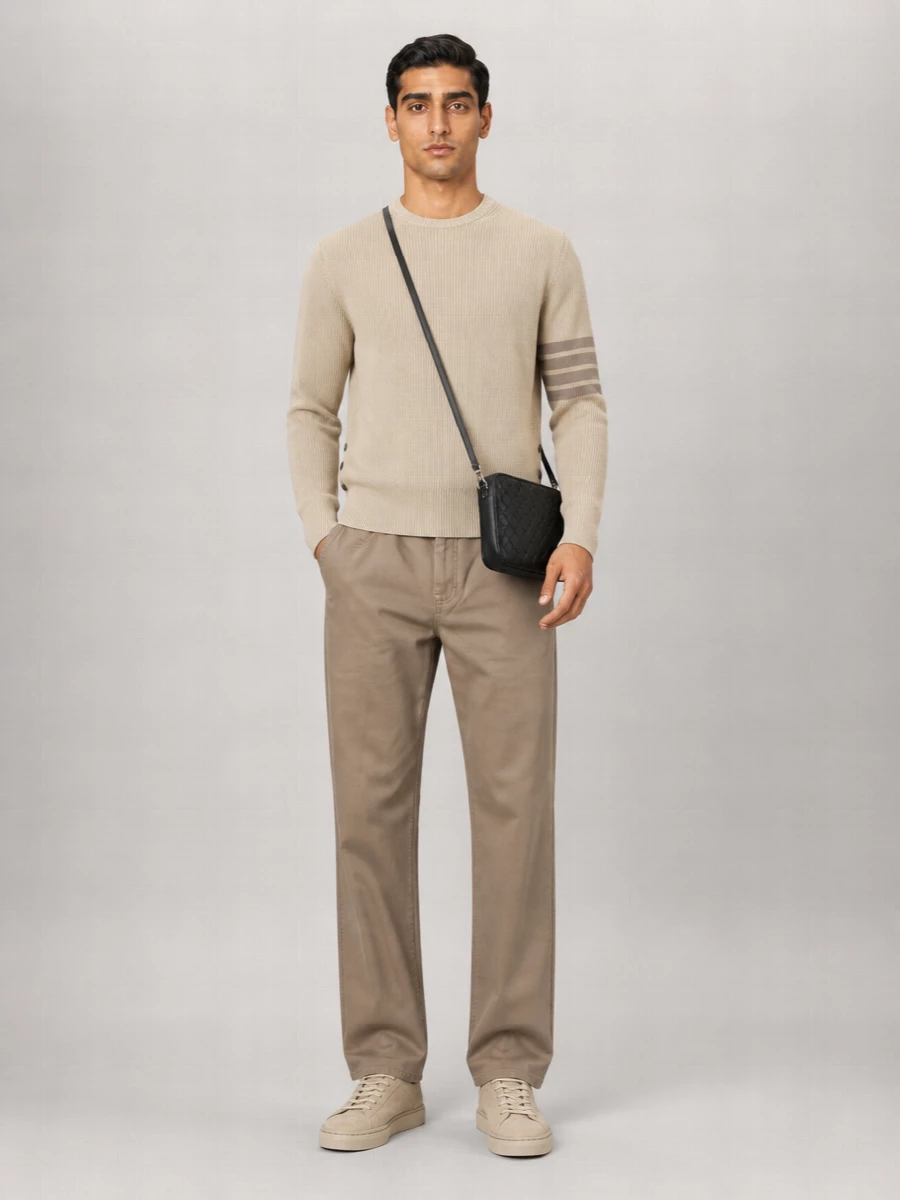 Bottega Veneta Leather Mini Messenger Bag