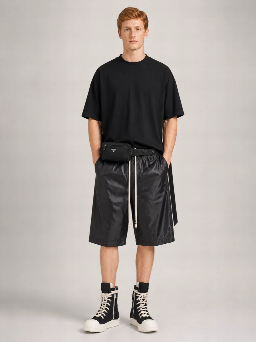 Rick Owens Drkshdw Drawstring Swim Shorts