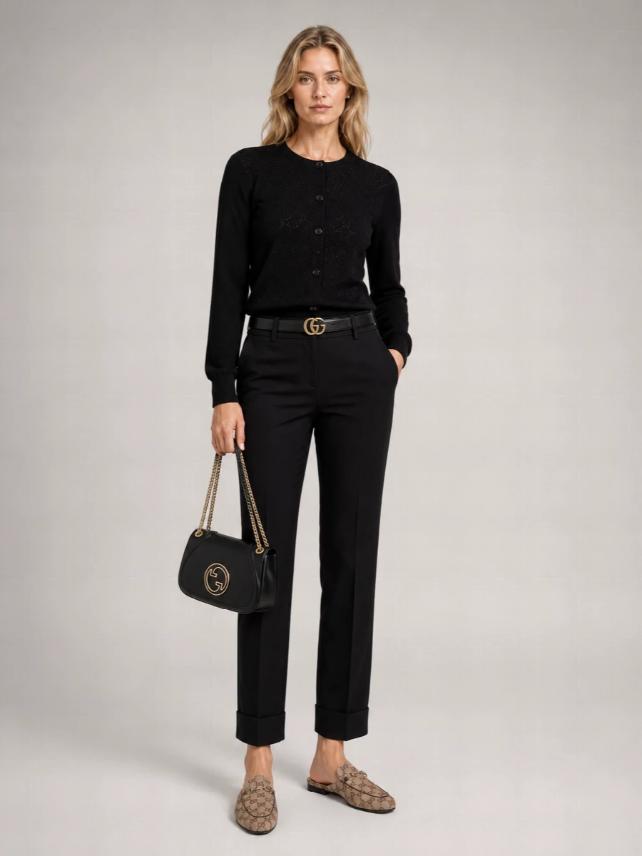 Gucci crystal-embellished cardigan