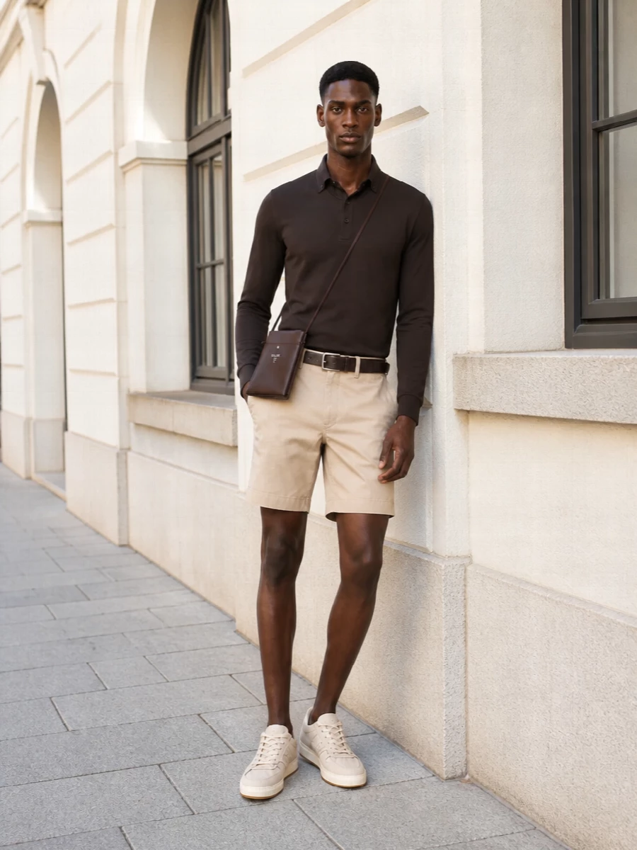 Zanone polo polo ralph lauren chino shorts outfit
