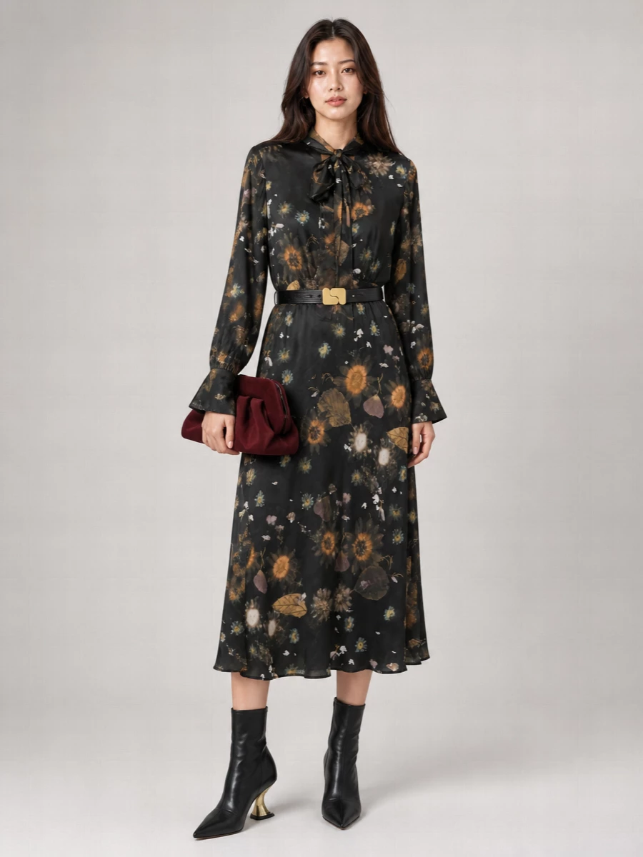 Semicouture Sally Midi Dress