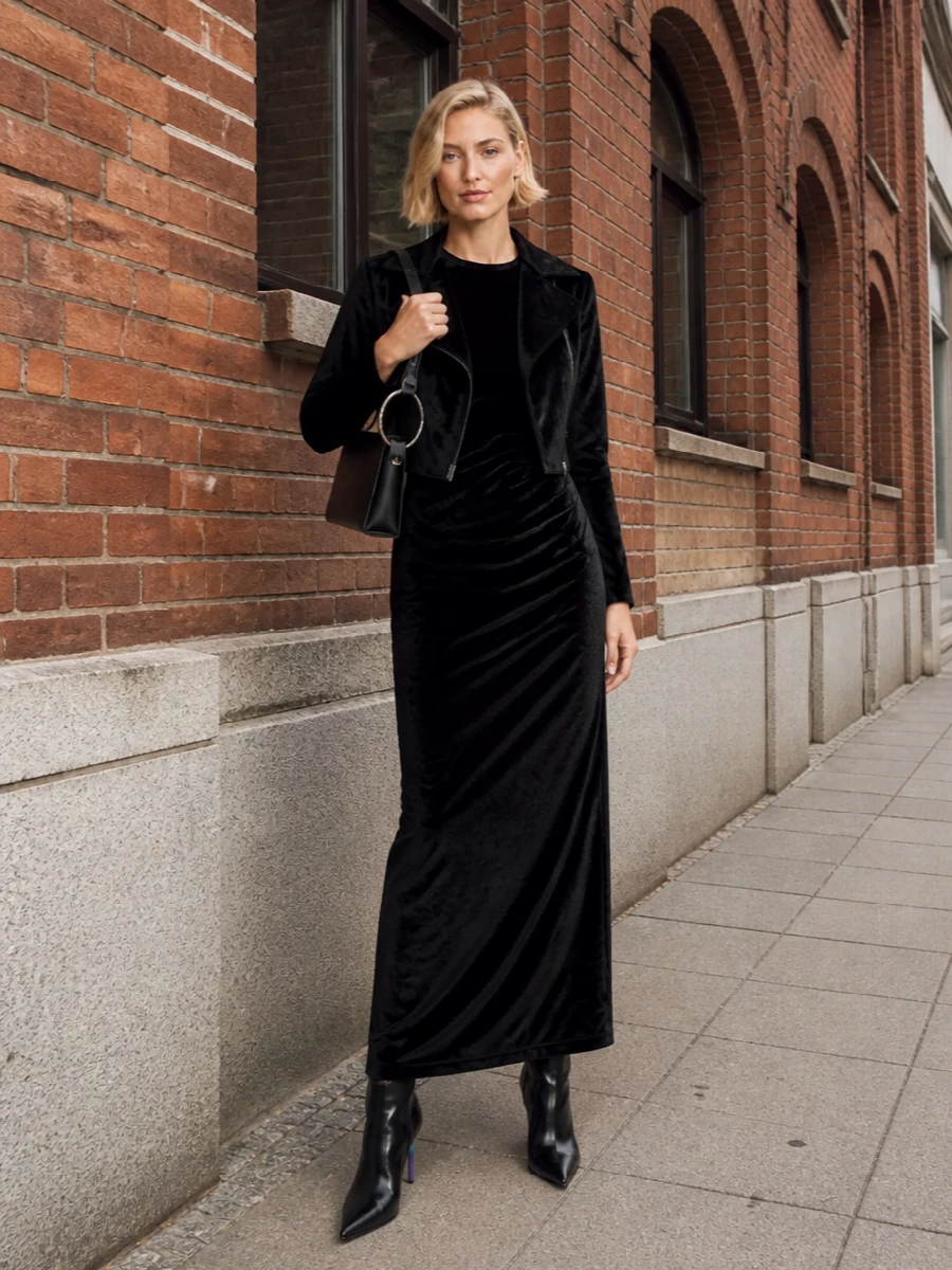 Dondup velvet maxi off white ankle boots
