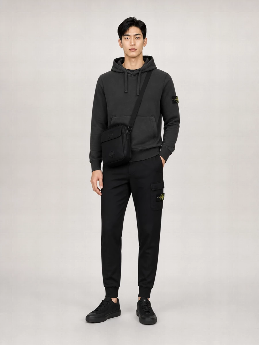 Stone Island Cotton Hooded Jacket