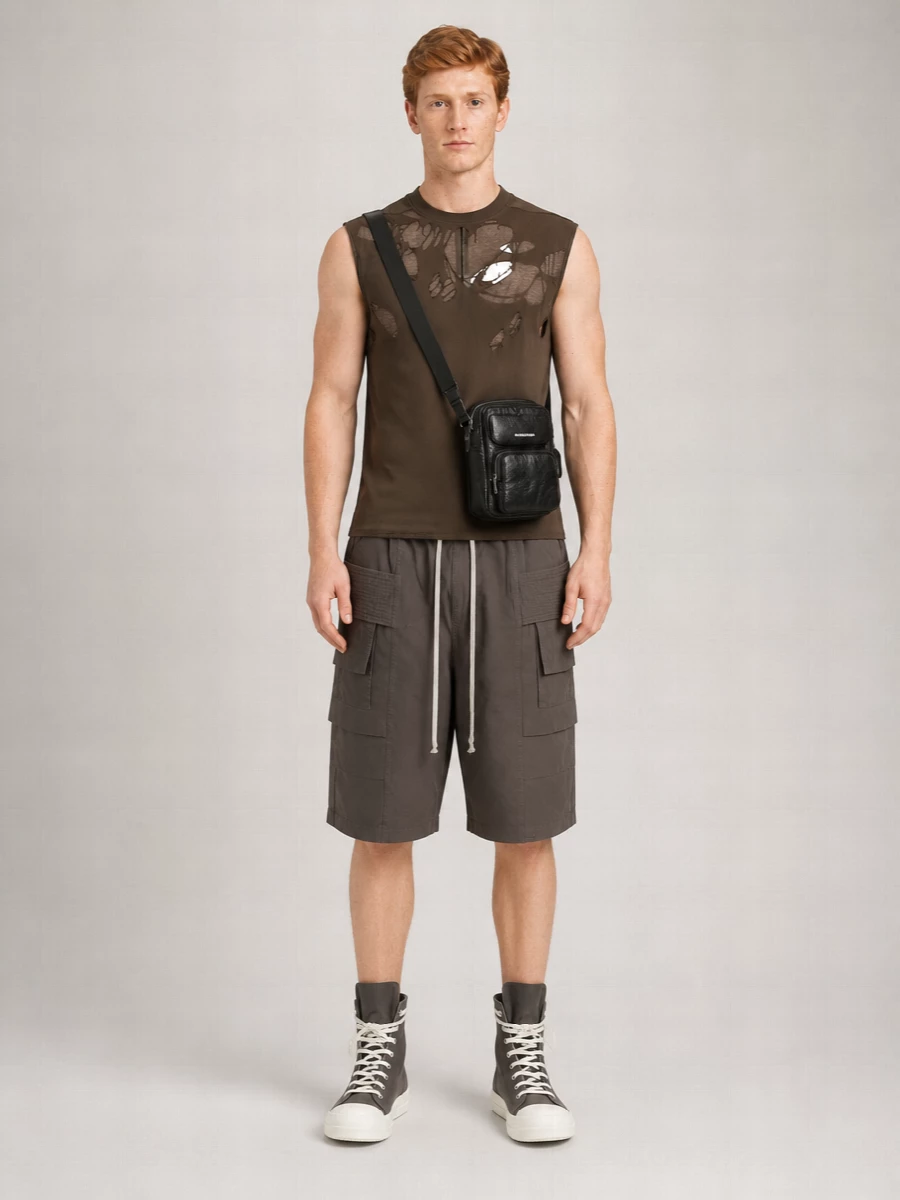Rick Owens Drkshdw High-Top Sneakers