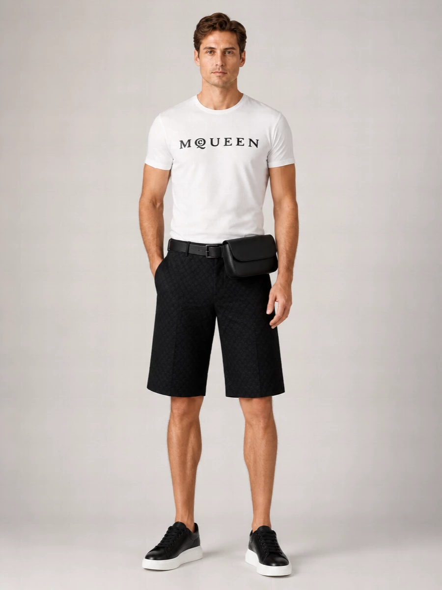 Alexander Mcqueen Cotton Logo-Print Regular-Fit T-Shirt