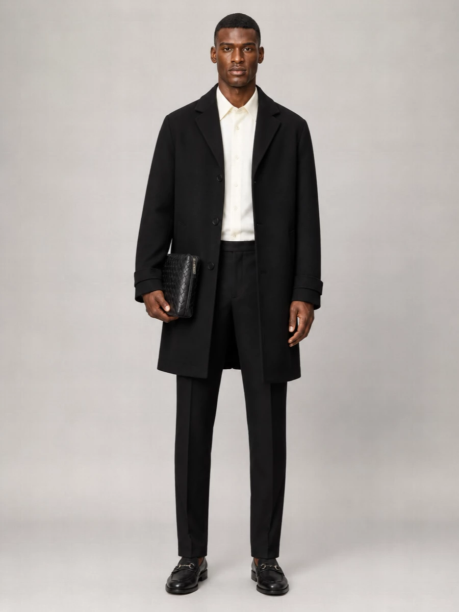Gucci Poplin Single-Breasted Coat