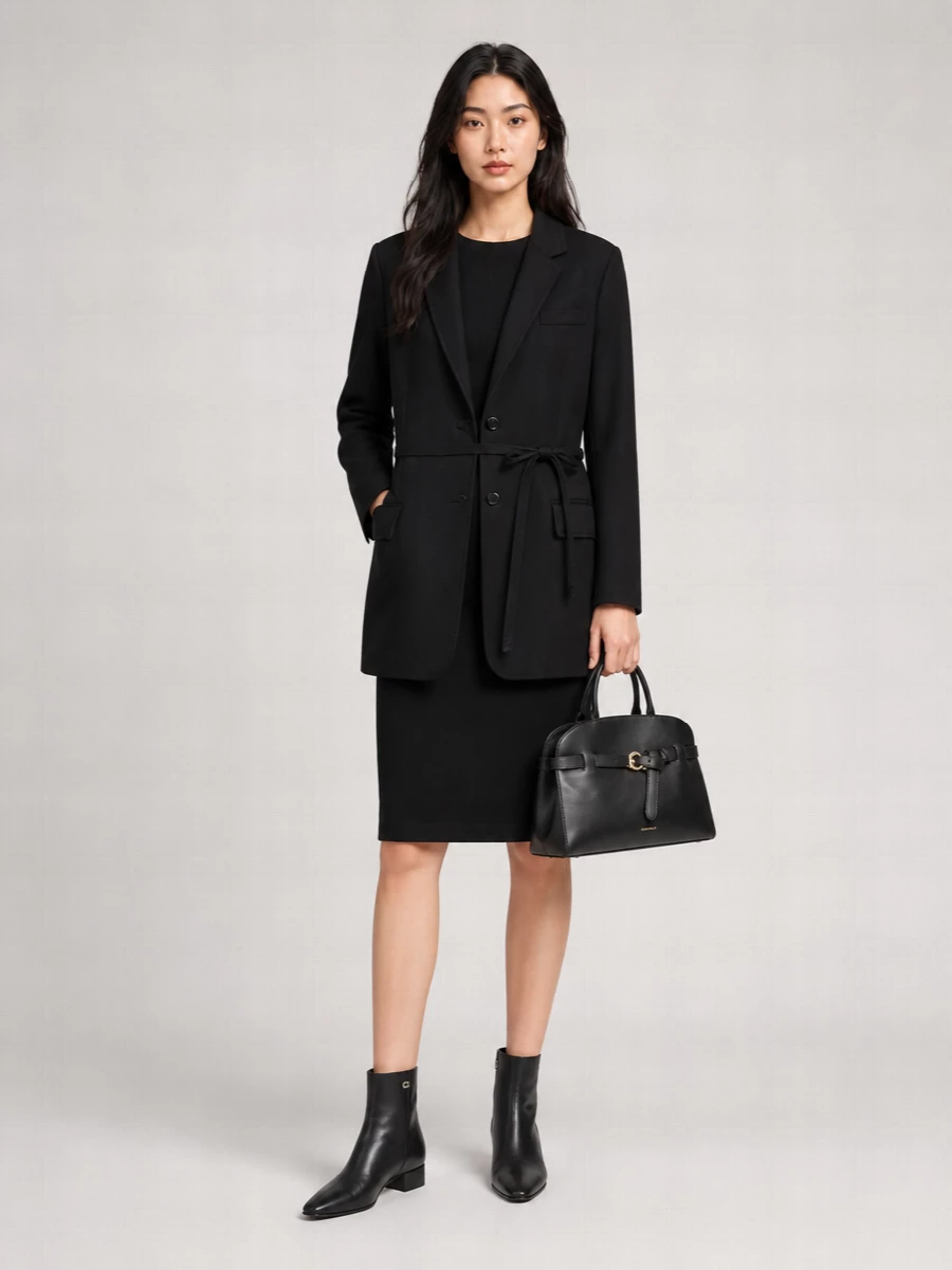 Semicouture Wool Single-Breasted Coat