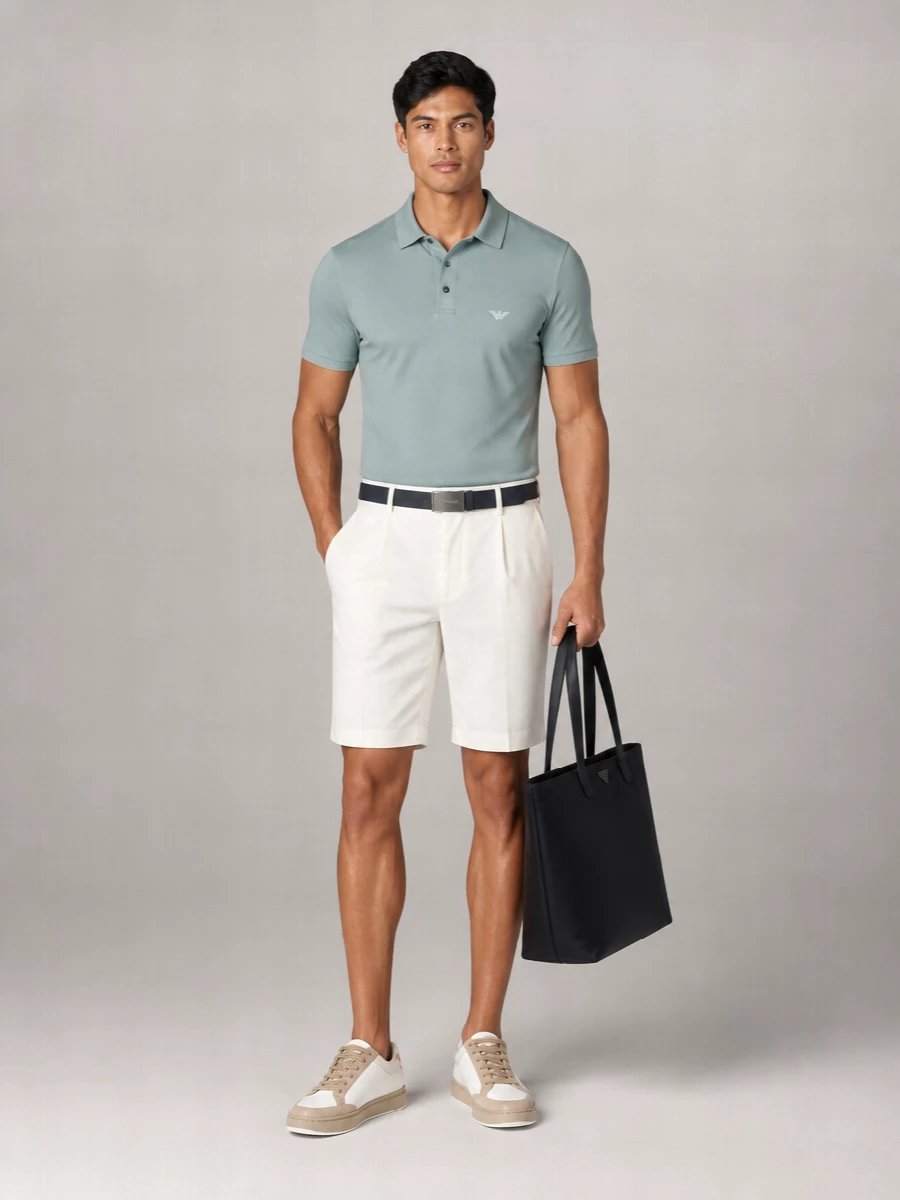 Emporio Armani Cotton Short-Sleeve Polo Shirt