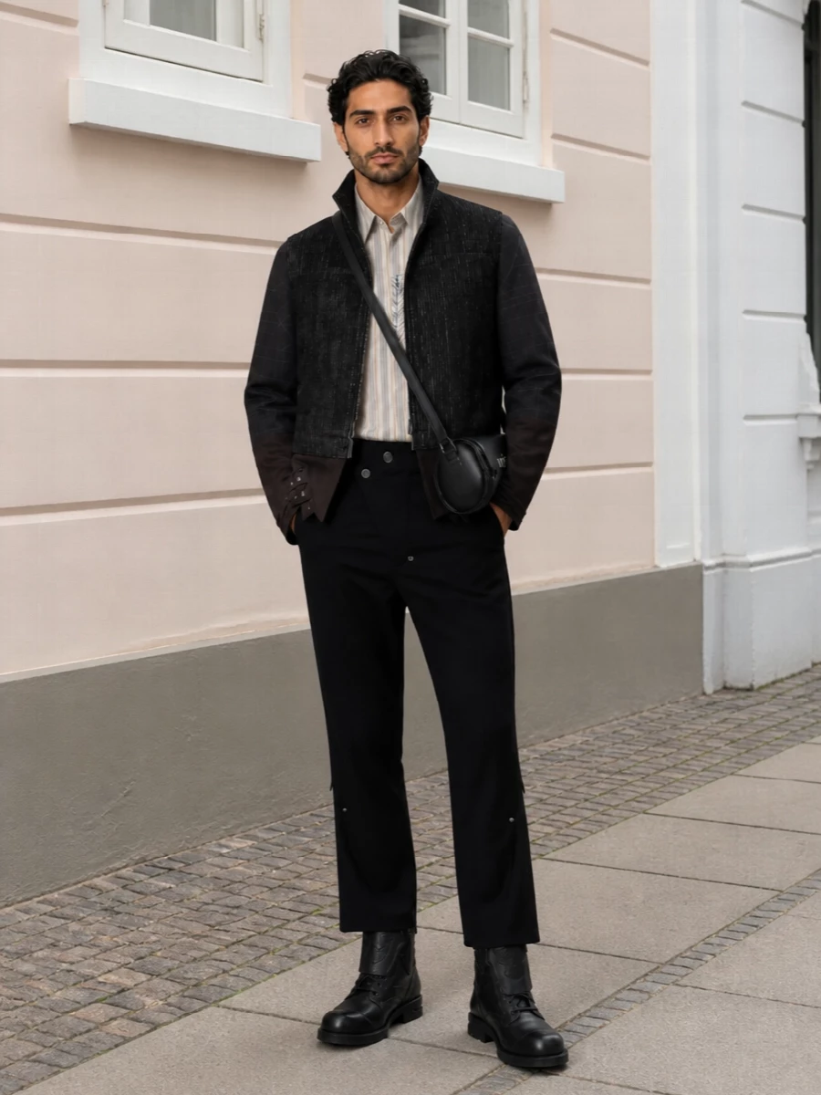 Kiko kostadinov coat tailored trousers boots