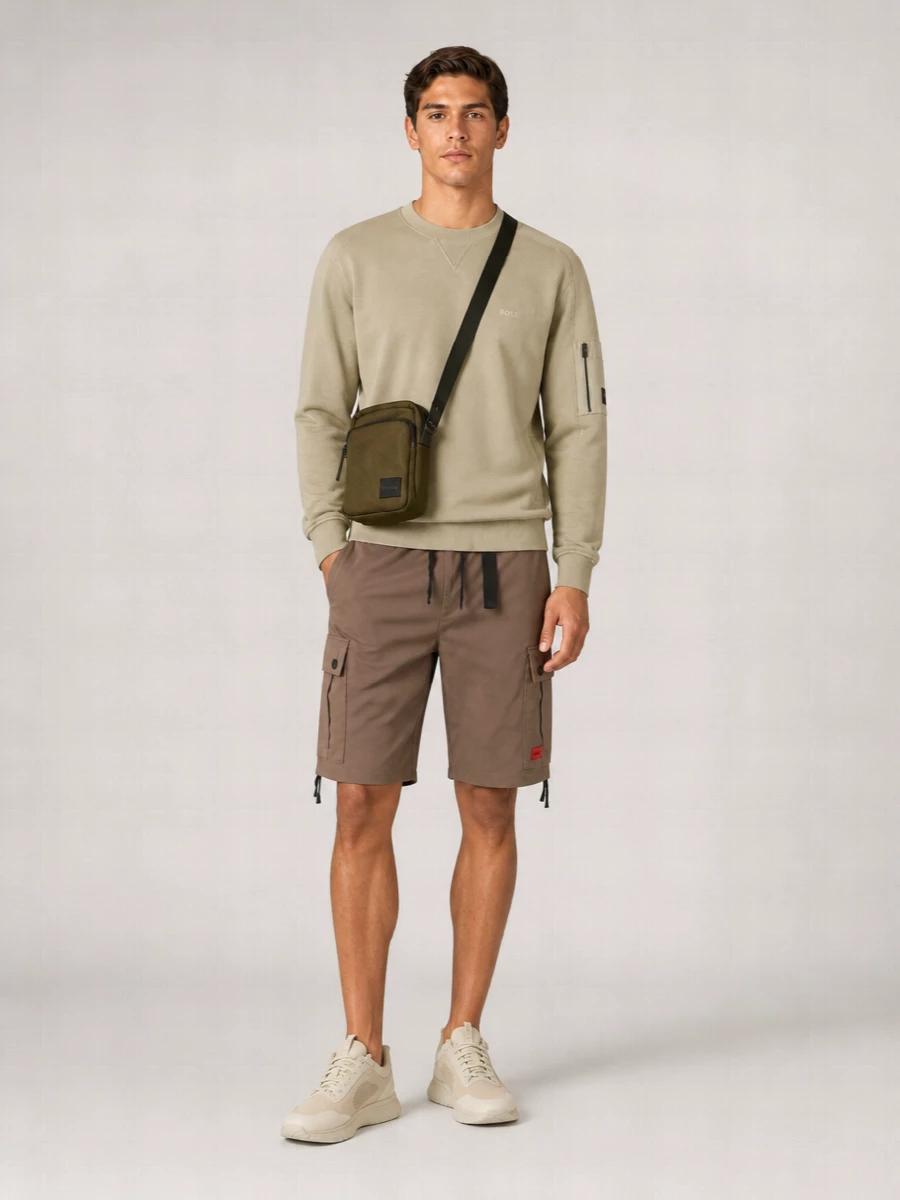 Boss Cotton Cargo Shorts