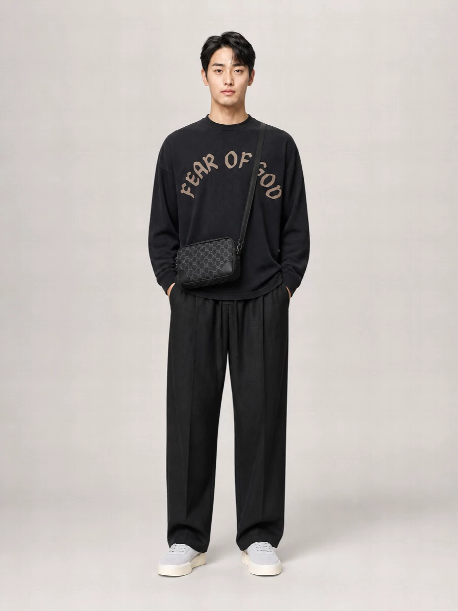 Fear Of God Cotton Oversized Long-Sleeve T-Shirt