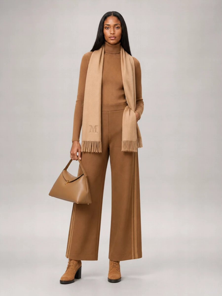 Max Mara Cotton Wide-Leg Trousers