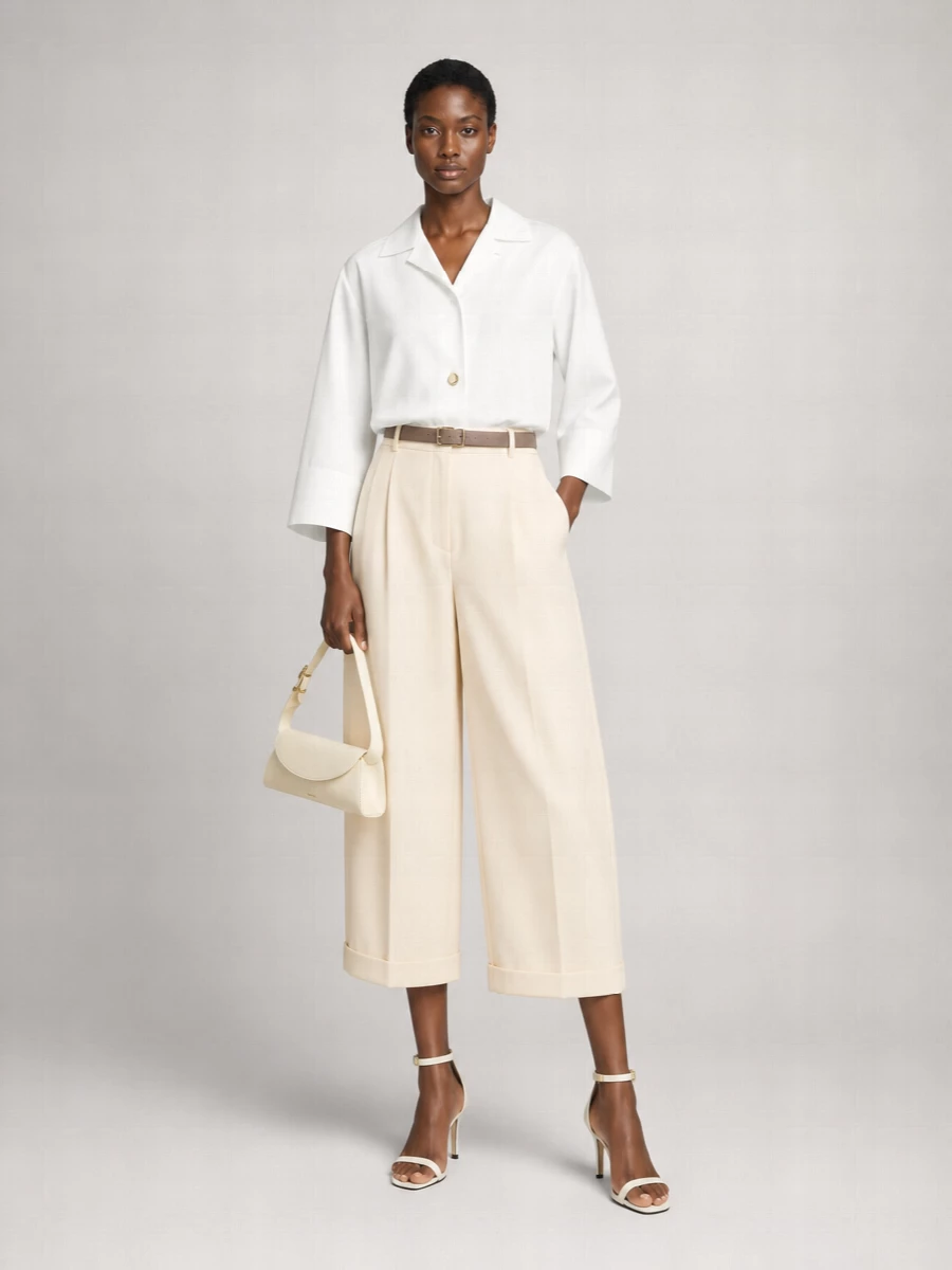 Darkpark High-Rise Wide-Leg Pants