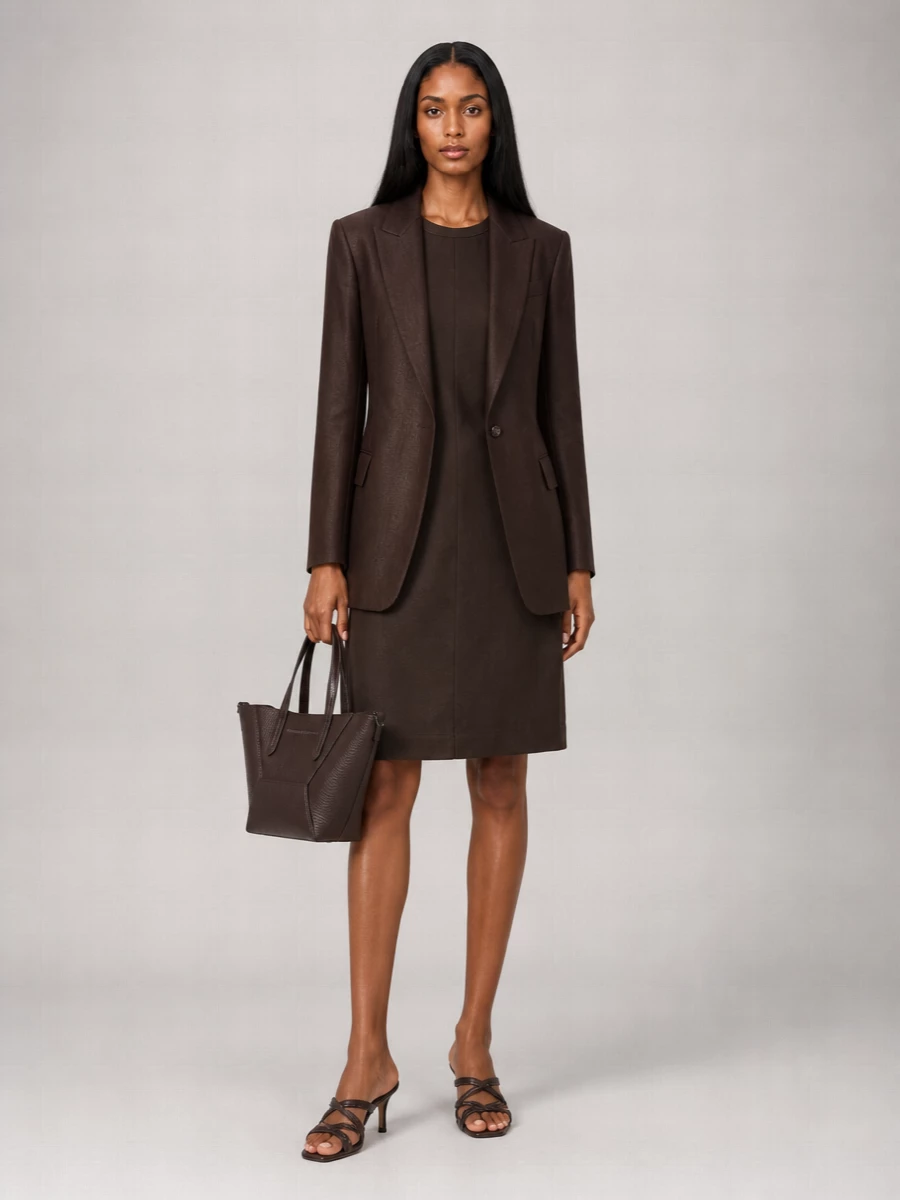 Brunello Cucinelli Linen Double-Breasted Blazer