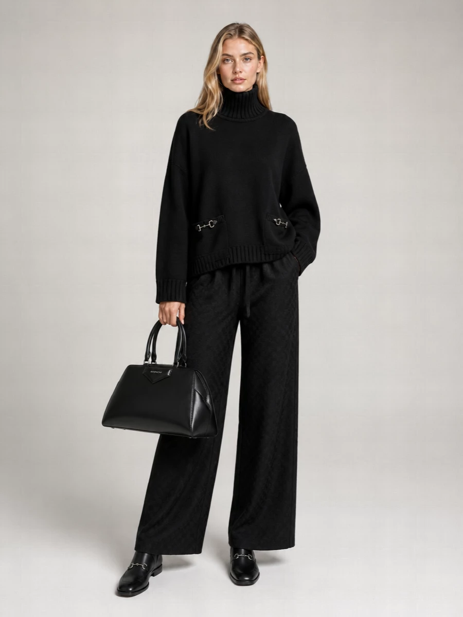 Gucci Satin Wide-Leg Trousers