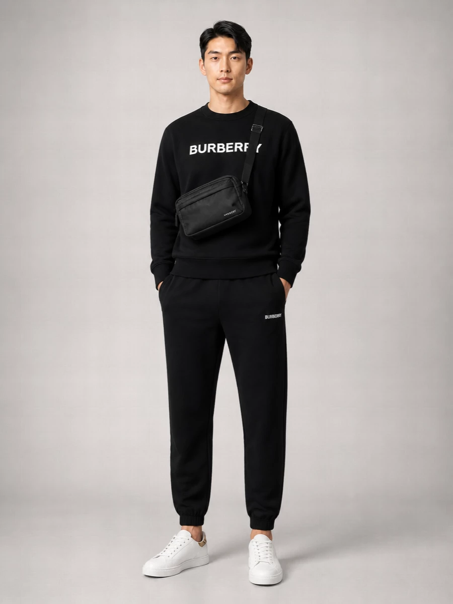 Burberry Cotton Logo-Print Sweatshirt