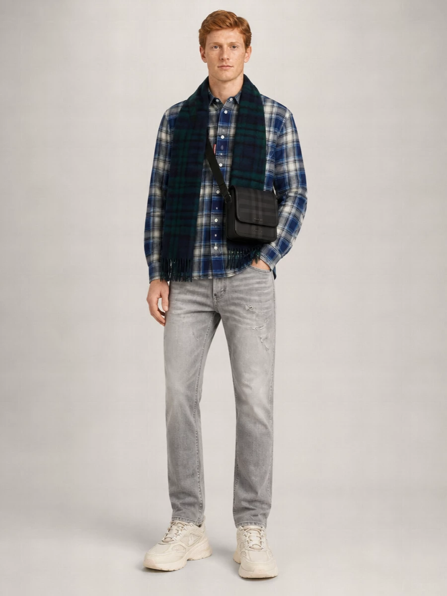 Dsquared2 Checked Cotton Long-Sleeve Shirt