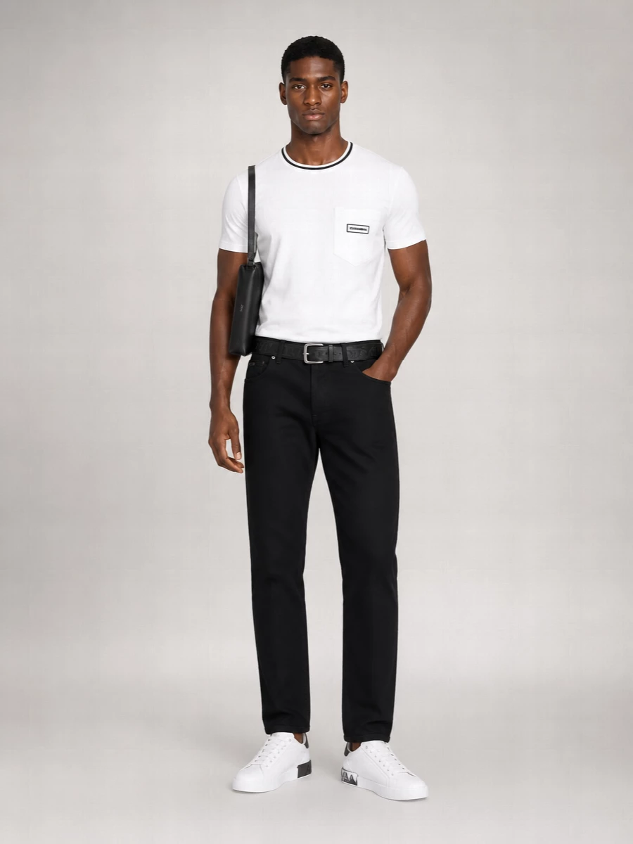Dolce&Gabbana Cotton Logo-Pocket T-Shirt