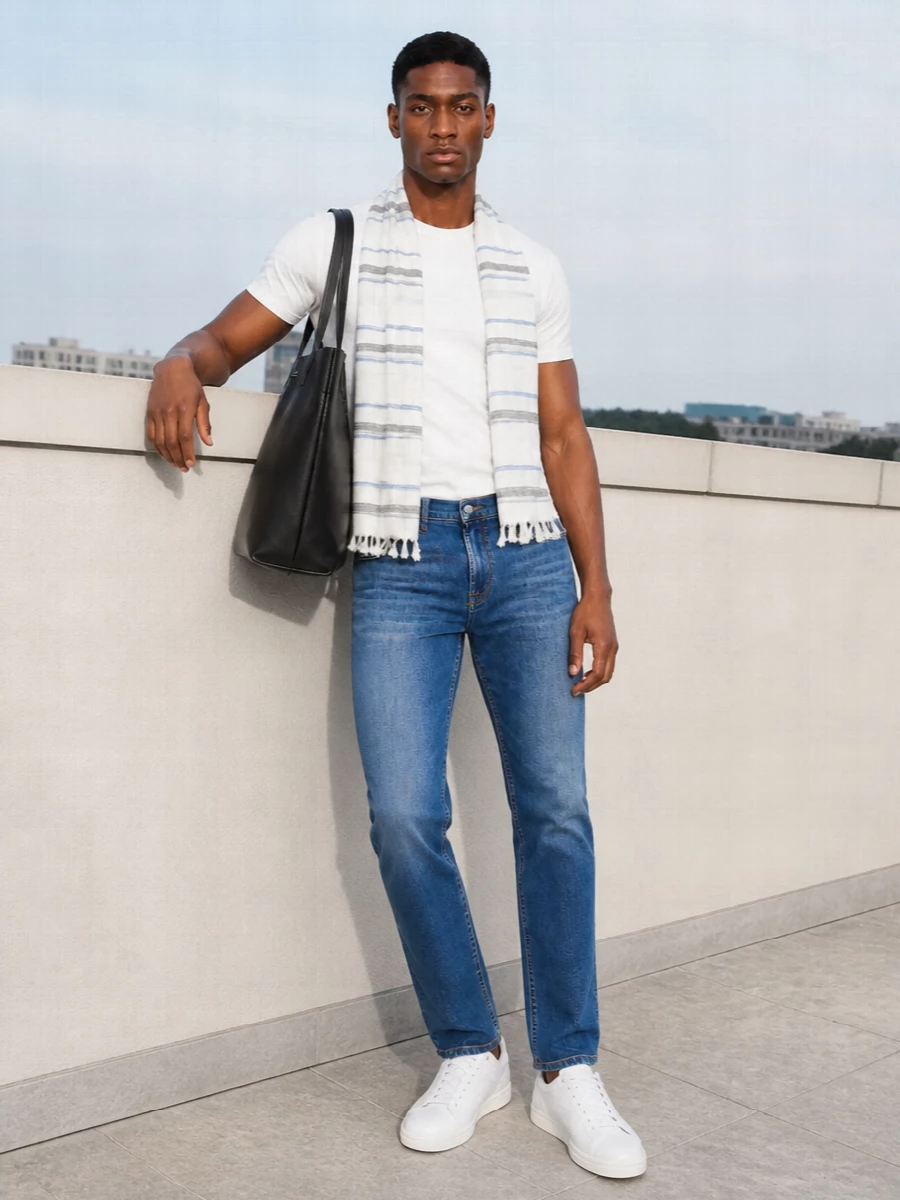Paul smith tee jeans adidas sneakers outfit