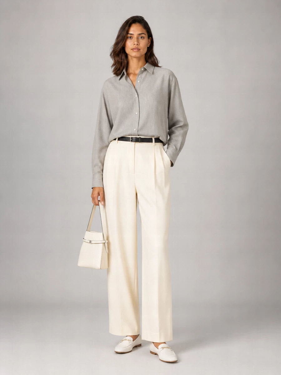 Totême Viscose Wool Shirt