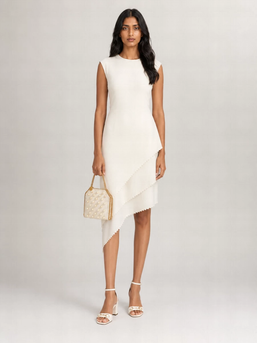 Stella Mccartney Falabella Tiny Satin Shoulder Bag