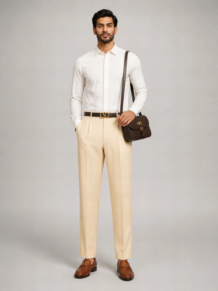 Valentino Garavani Leather Reversible Belt