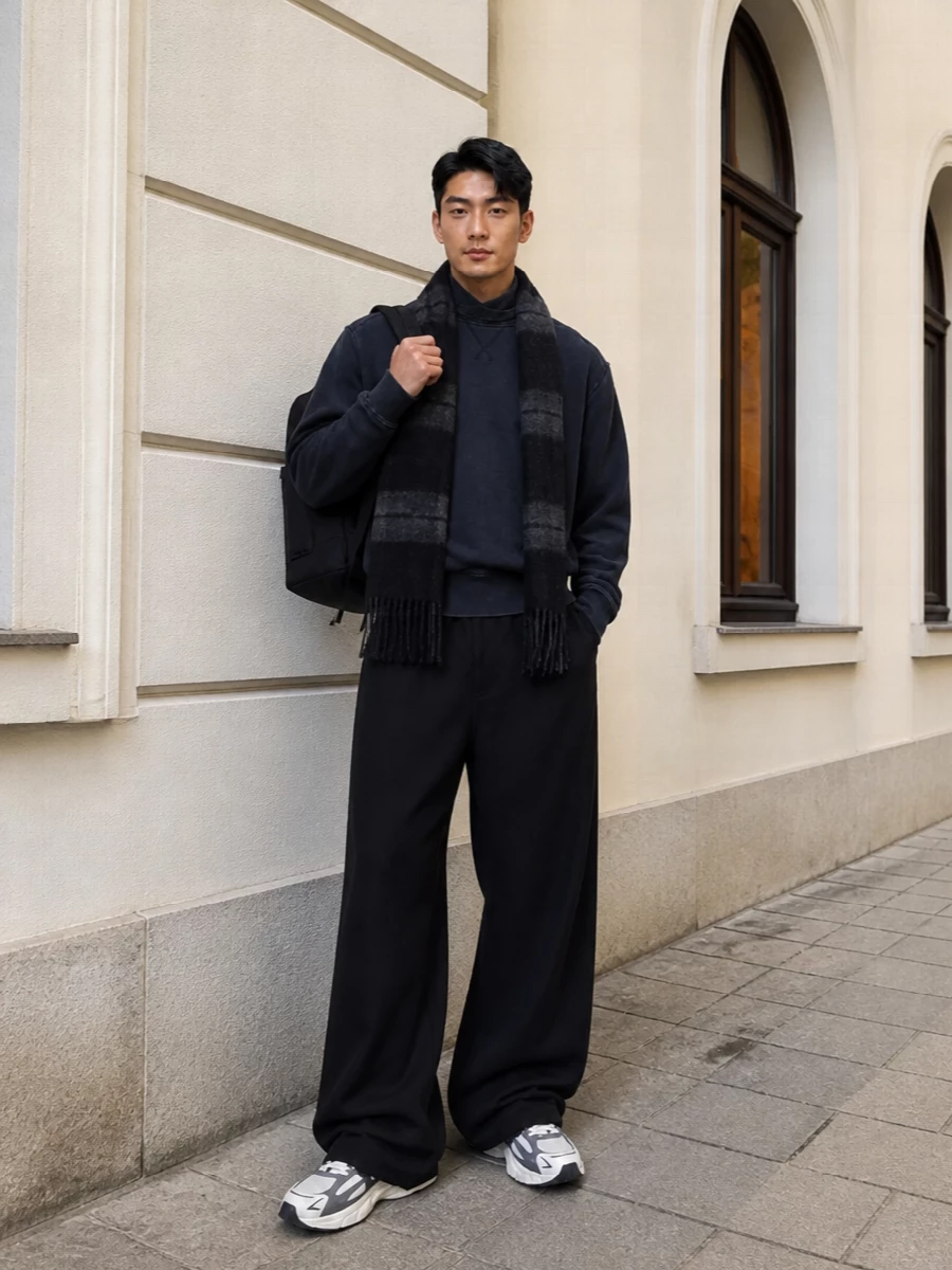 Entire studios sweatshirt wide black pants adidas