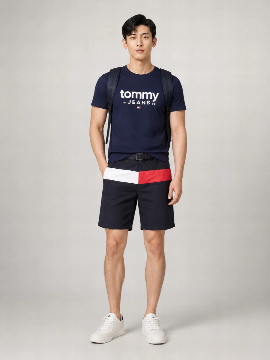 Tommy Hilfiger Leather Low-Top Sneakers