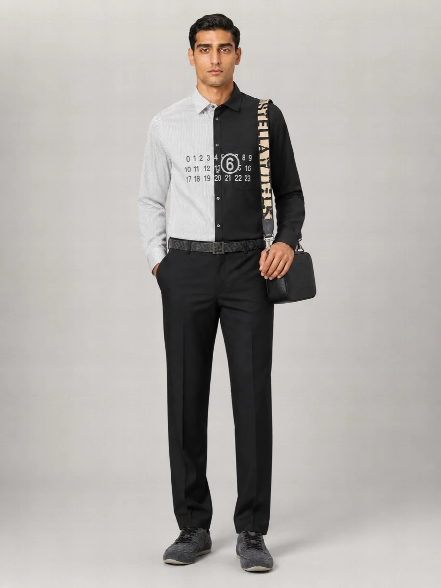 Fendi Leather Reversible Belt