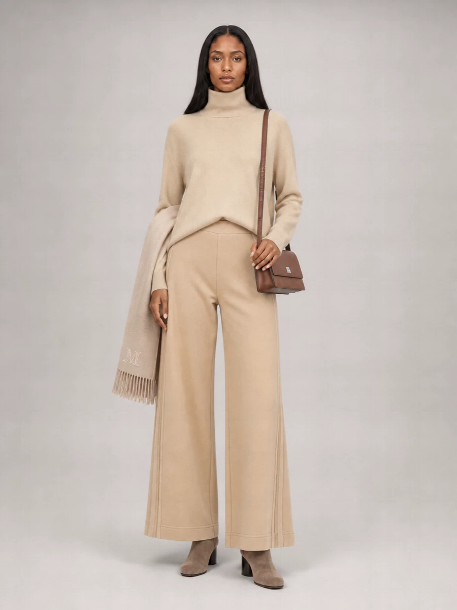 Max Mara wool and cashmere turtleneck sweater