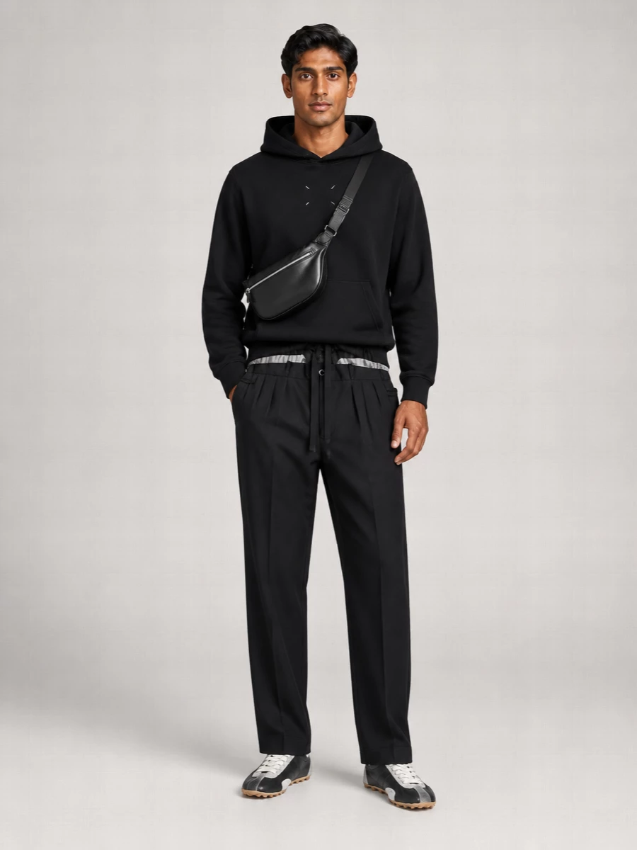 Maison Margiela Cotton Oversized Logo Hoodie