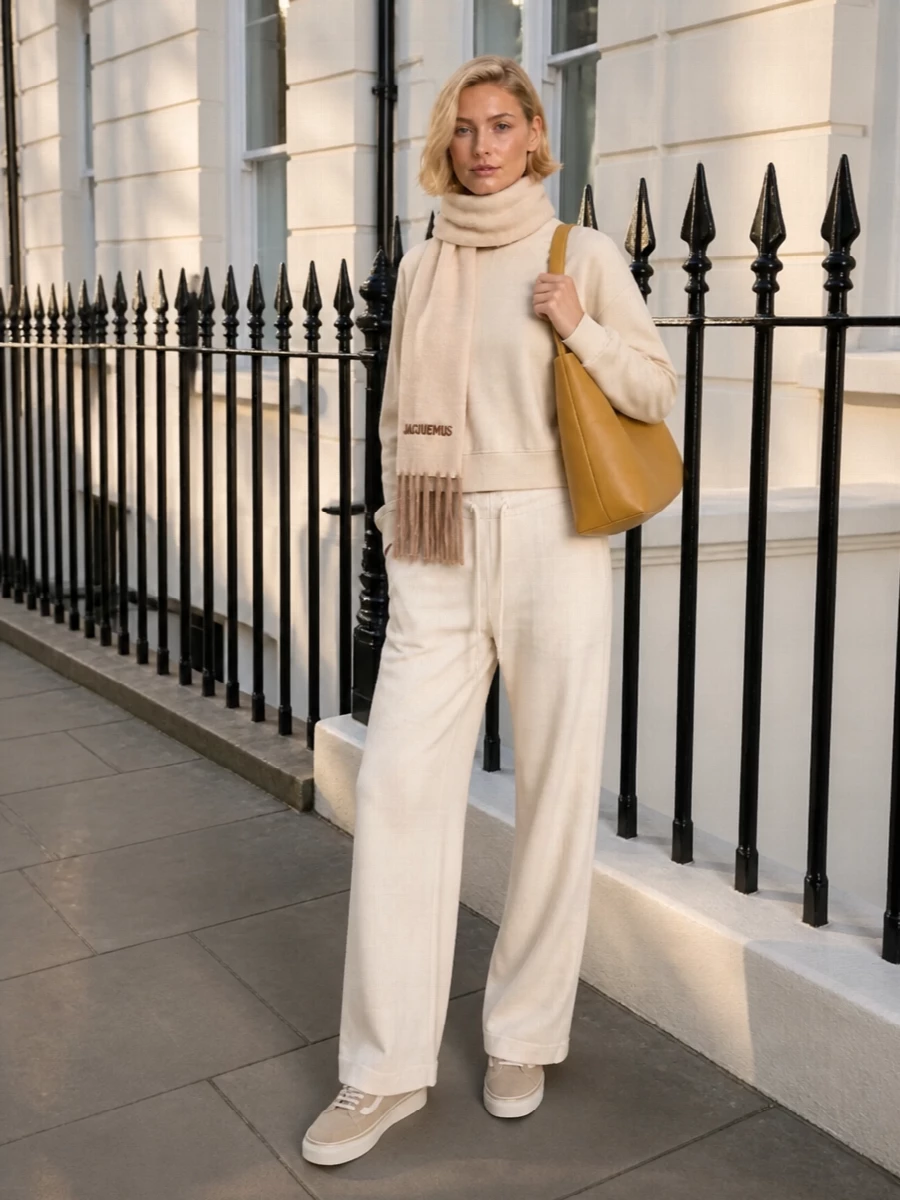 Vans beige sweatshirt autry cream lounge pants