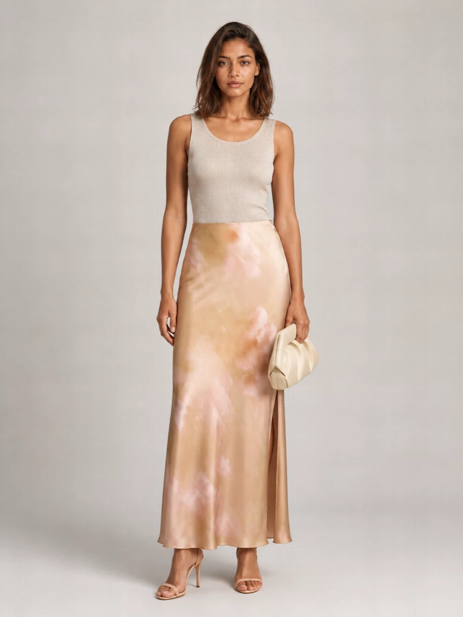 Fabiana Filippi Silk Maxi Skirt
