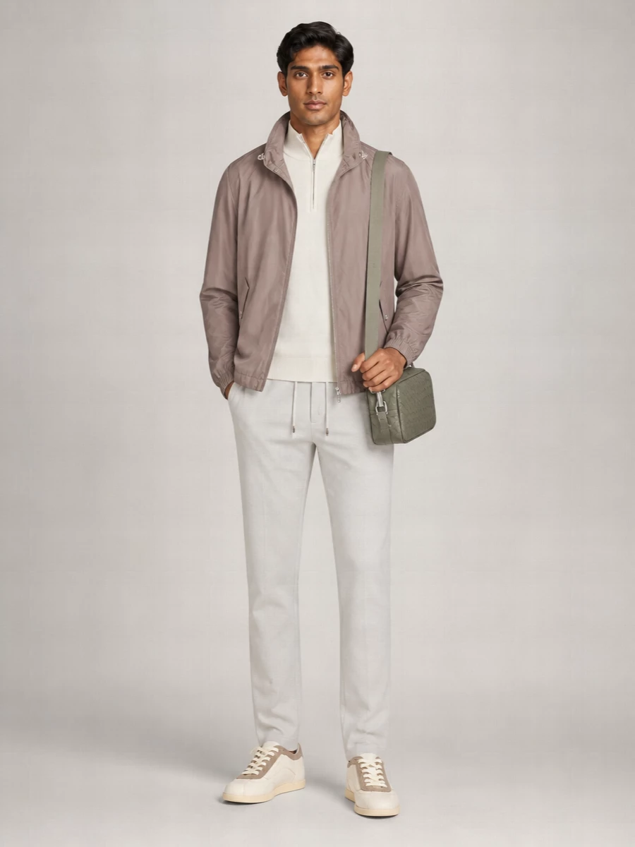Brunello Cucinelli Leather Low-Top Lace-Up Sneakers