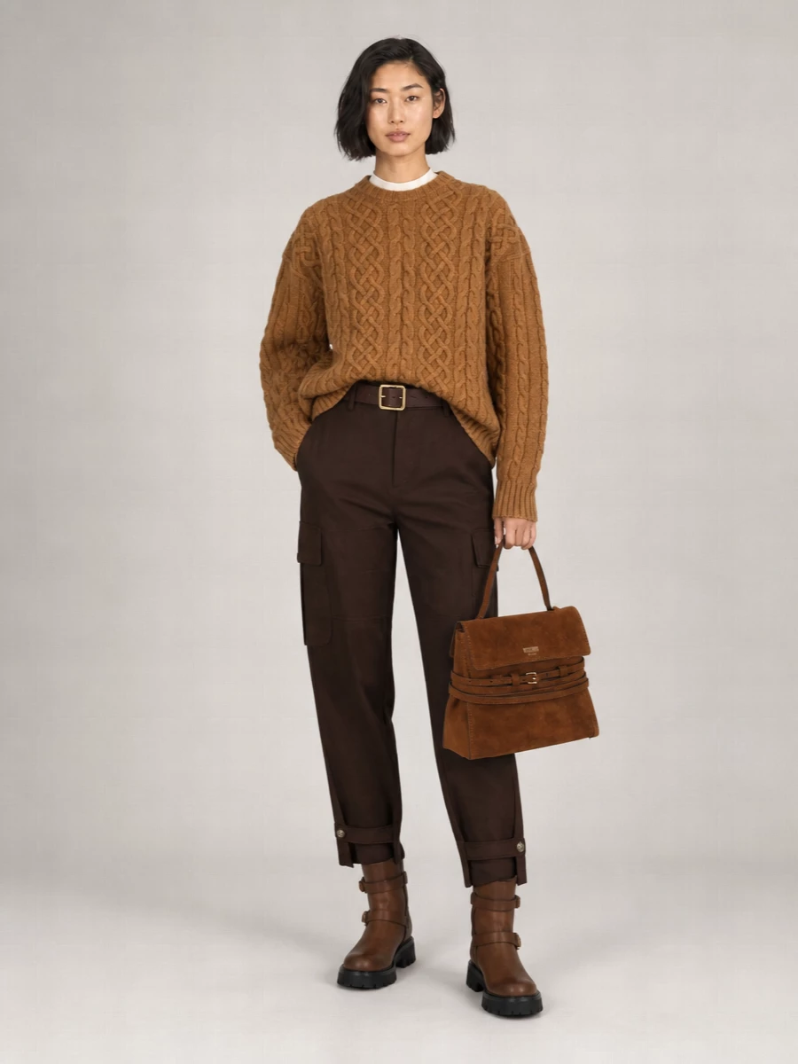 Moschino Wide Cargo Trousers