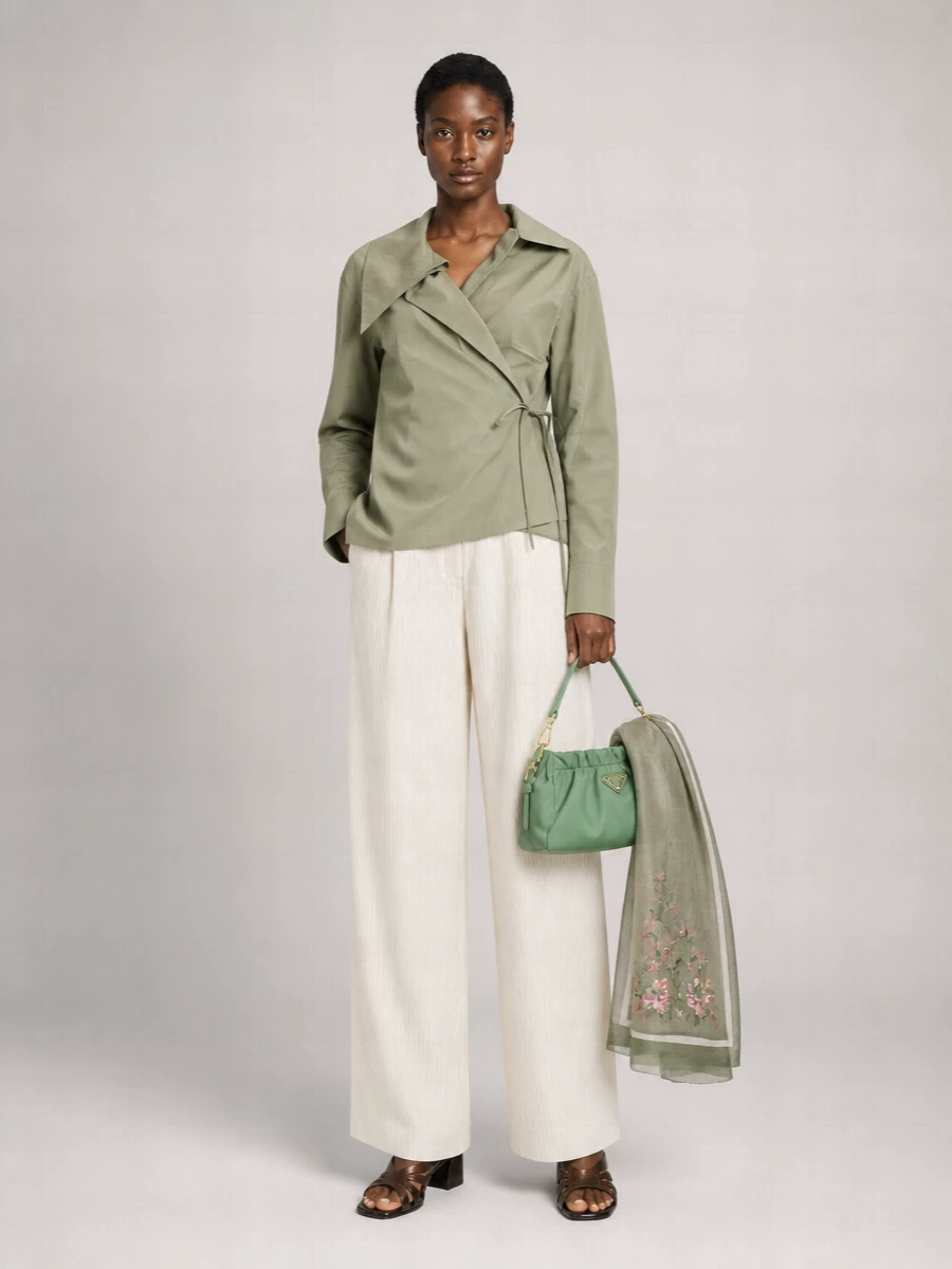 Prada Nappa Leather Shoulder Bag