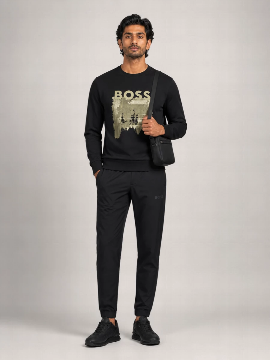Boss Cotton Graphic Sweatshirt