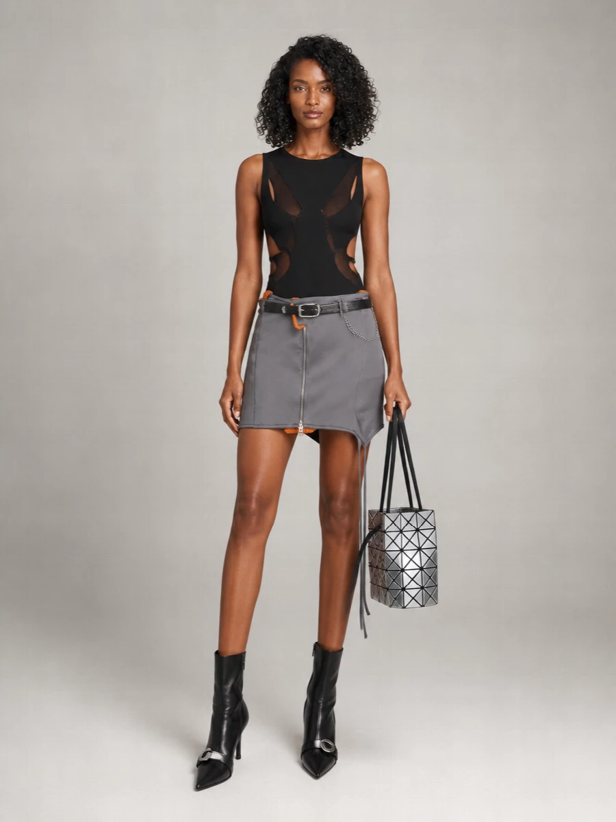 Coperni Leather Heeled Belt Boots