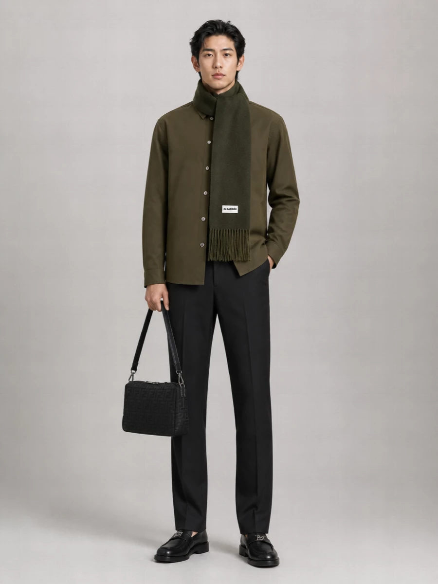 Fendi Polyester Mackintosh Overshirt