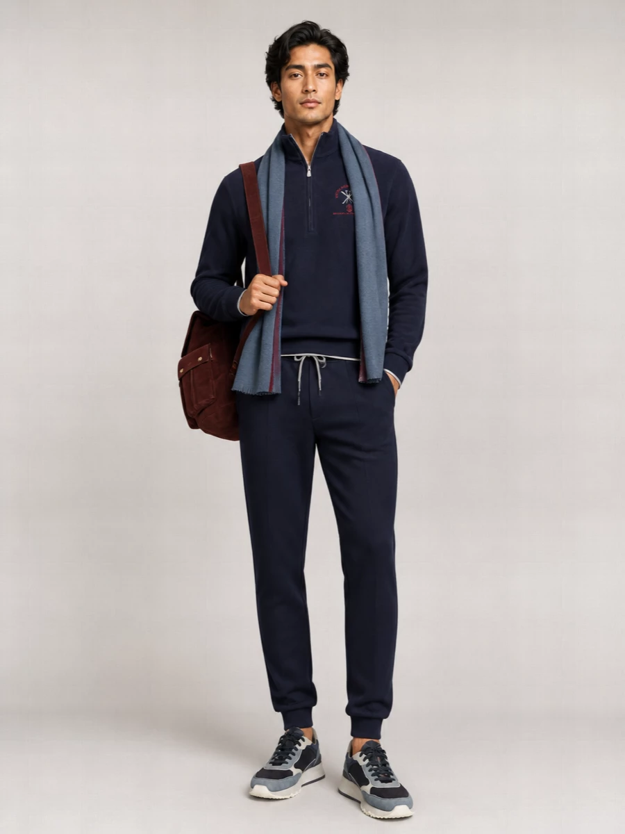 Brunello Cucinelli wool fine-knit high-neck long-sleeve sweater