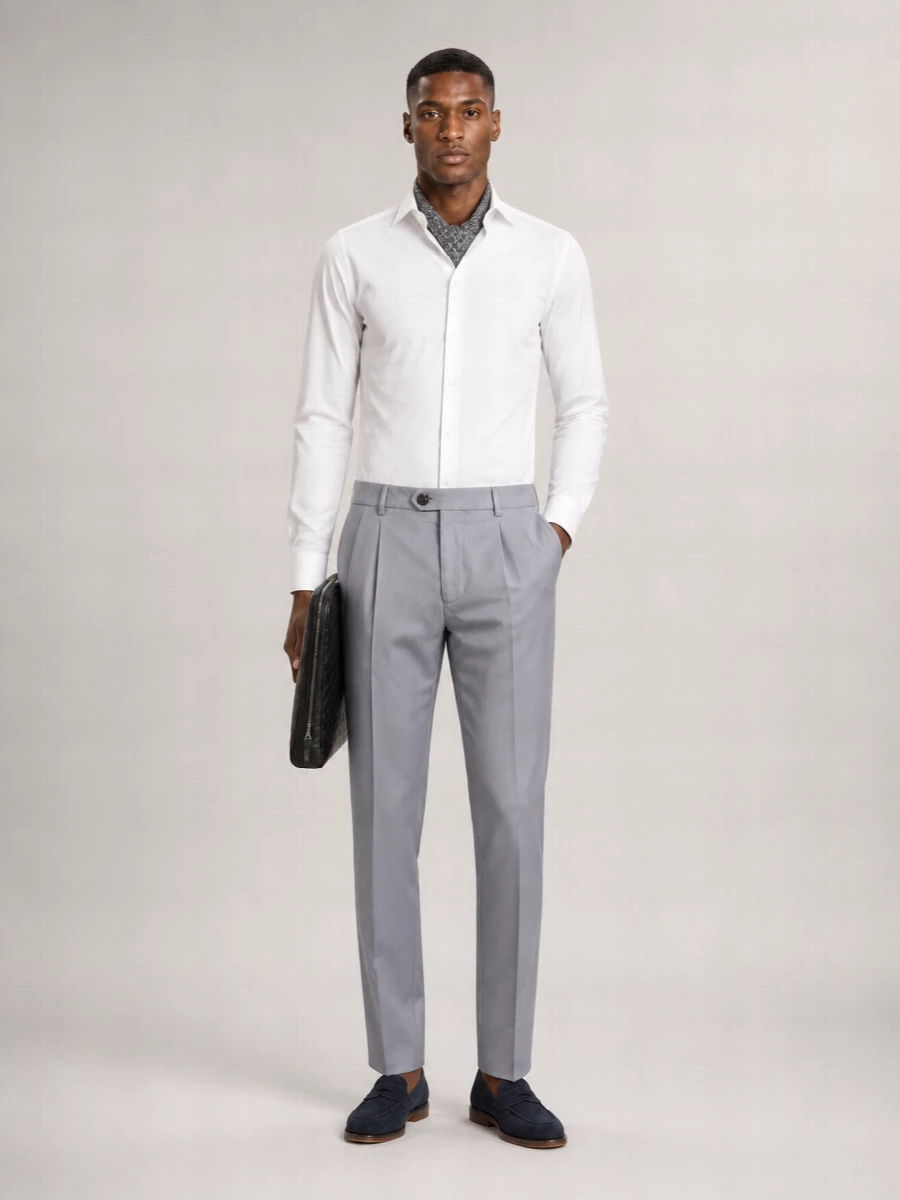 Brunello Cucinelli Silk Printed Pocket Square