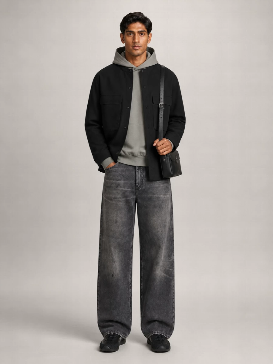 Fear Of God Stand Collar Relaxed-Fit Shirt Jacket