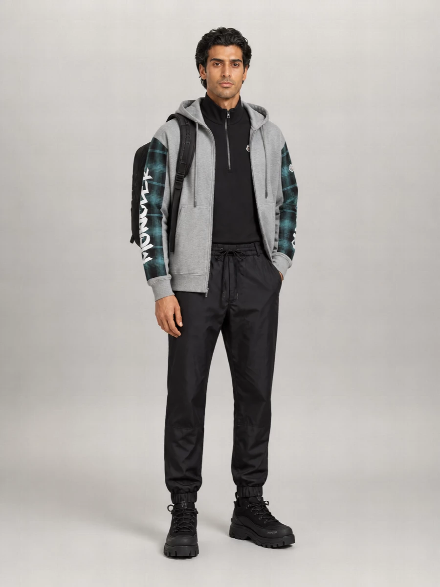Moncler cotton hooded sweatshirt
