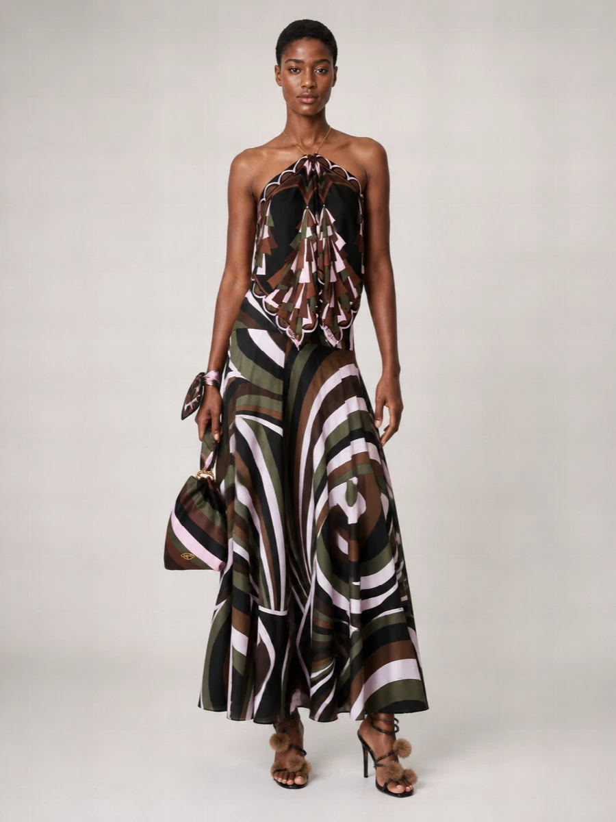 Pucci Silk Printed Scarf